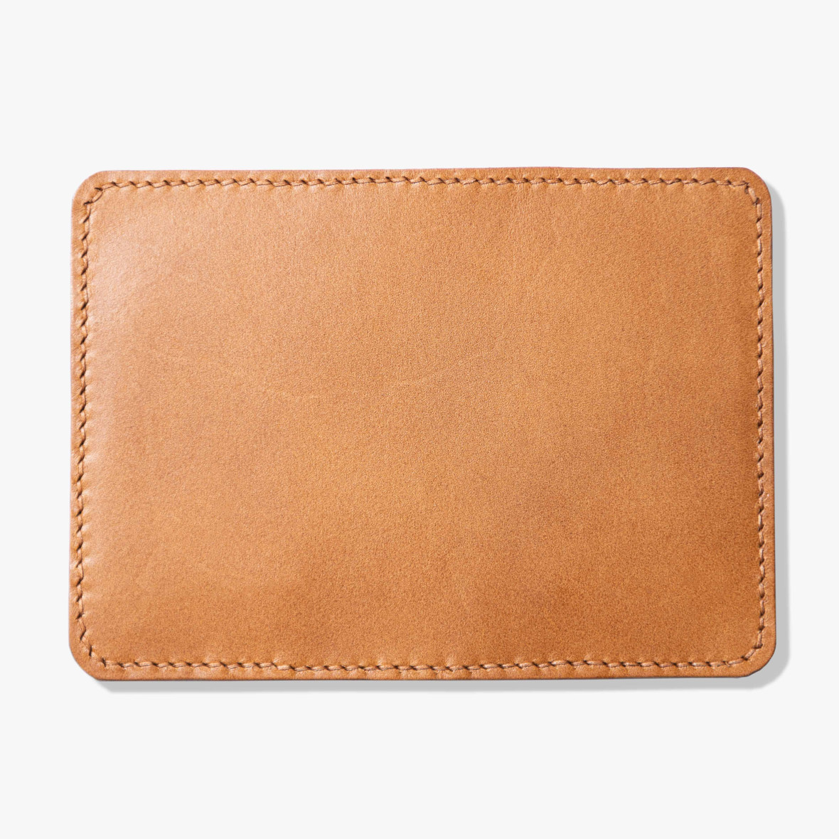 Note Wallet, Vacchetta Leder, Goldfarben, 8cm x 12cm