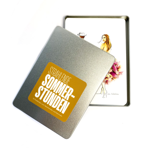 10er Karten-Set Sommer pur in einer Box